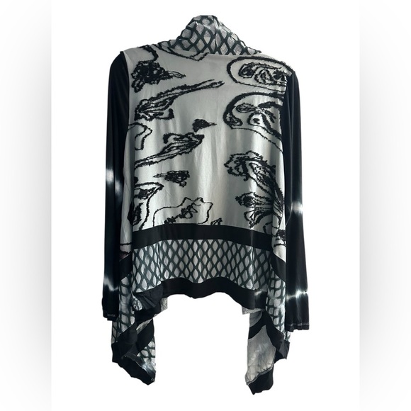 ✨ Gorgeous Minkas Multimedia Elements Tie Dye Cardigan Size L - Picture 8 of 13